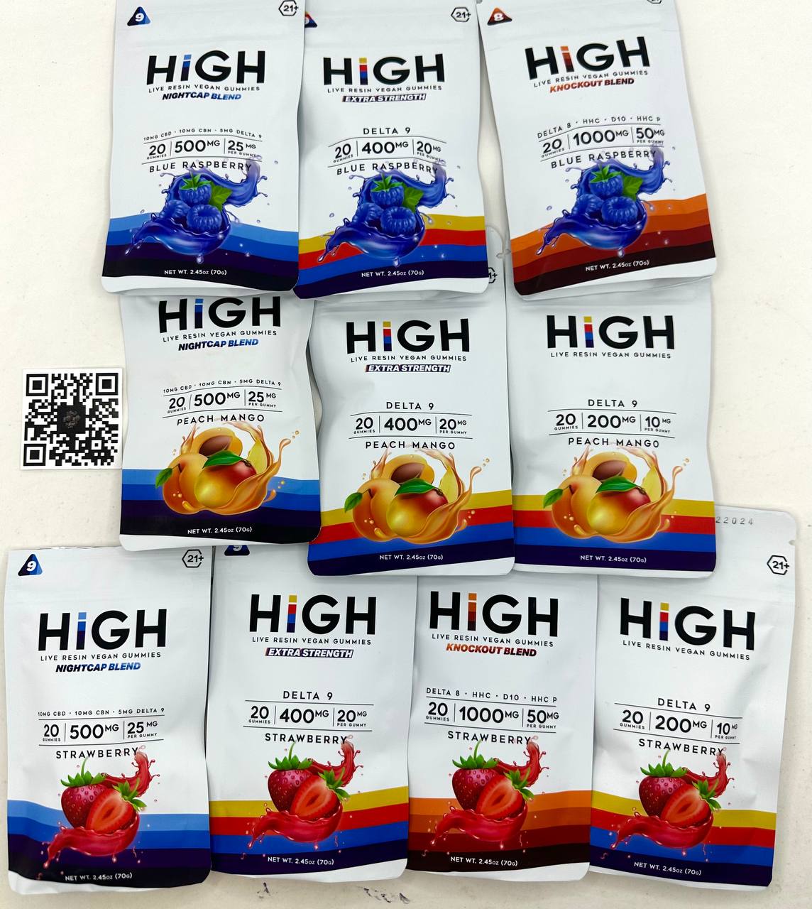 HIGH Live Resin Vegan Gummies uk